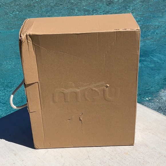 MOU - Eskimo Low Top Sneaker in Abyss & Vanilla Mix New In Box Size 40 - Picture 14 of 15